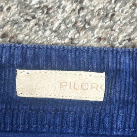 Pilcro anthropology Stylish Blue Corduroy Pants size 29 Tall - Picture 7 of 11